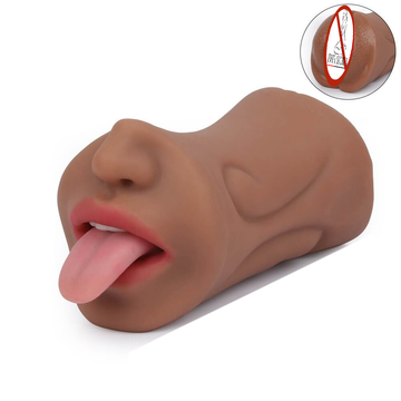 Realistic Bilateral Male Masturbator / Blowjob Sex Toys / Vagina Simulator For Men - EVE's SECRETS